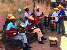 Erlebnis Amerika: Mexiko - Kuba - Straenmusiker auf der Halbinsel Yucatan